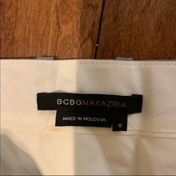 BCBGMaxazria Trousers Gray Wear to Work - Picture 3 of 4